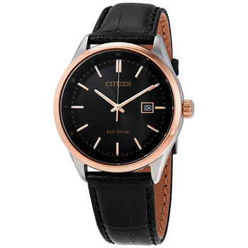 EcoDrive Black Dial Watch BM725412E