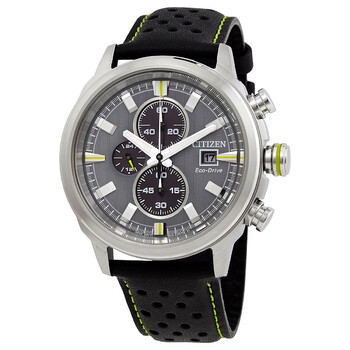EcoDrive Chronograph Grey Dial Watch CA073913H