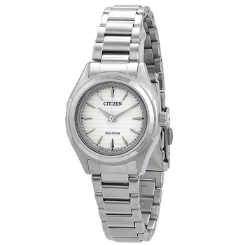 EcoDrive Silver Dial Watch FE211081A