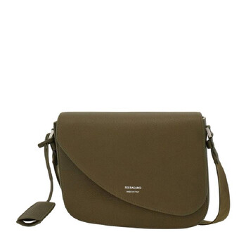 Embossed Logo Crossbody Bag