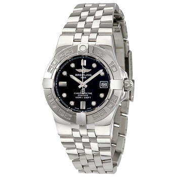 Galactic 30 Black Diamond Dial Watch A71340L2BA14SS