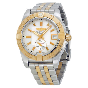 Galactic 36 Automatic Mother of Pearl Dial Stainless Steel and 18kt Gold Watch C3733012A724TT