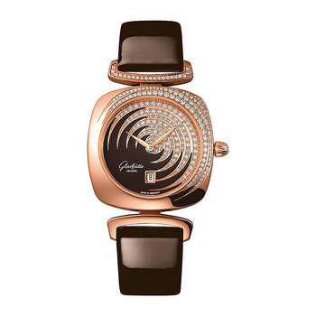Glashutte Pavonina Quartz Brown Dial Watch