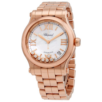 Happy Sport Automatic Mother of Pearl Dial Watch