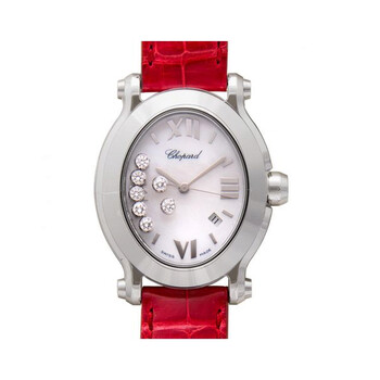 Happy Sport Quartz Floating Diamonds Mother of Pearl  Dial Watch