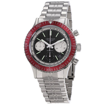 Heritage Diver Chronograph Automatic Black Dial Watch L2.808.4.52.6