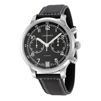 Heritage Military 1938 Chronograph Black Dial Watch L27904530