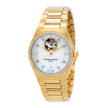 Highlife Automatic Heart Beat Diamond Silver Dial Watch FC310MPWD2NHD5B