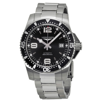 Hydroconquest Automatic Black Dial Watch L36424566