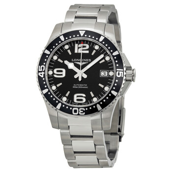 Hydroconquest Sport Black Dial Watch L3.641.4.56.6