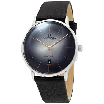 Intramatic Automatic Black Dial Watch H38755781