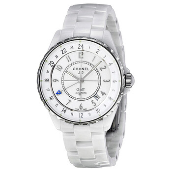 J12 Automatic GMT White HighTech Ceramic Watch H3103
