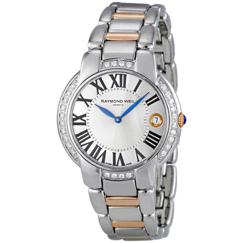Jasmine Silver Dial Two Tone Watch 5235S5S00659
