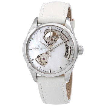 Jazzmaster Open Heart Automatic Mother of Pearl Dial Watch H32215890