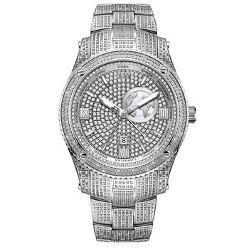 Jet Setter GMT Quartz Diamond Silver Dial Watch J6370B