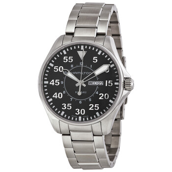 Khaki Pilot Black Dial Watch H64611135