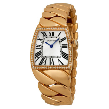 La Dona de Cartier Silver Dial 18kt Rose Gold Watch WE60050I