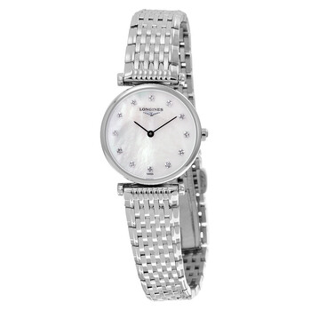 La Grande Classique White Mother of Pearl Dial Stainless Steel Watch L4.709.4.87.6