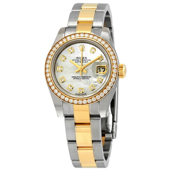Lady Datejust Mother of Pearl Diamond Dial Automatic Watch 179383MDO