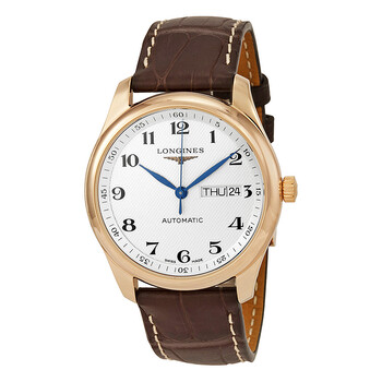 Master Collection Automatic White Dial Brown Leather Watch L27558783