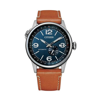 Mechanical Blue Dial Watch NJ014025L