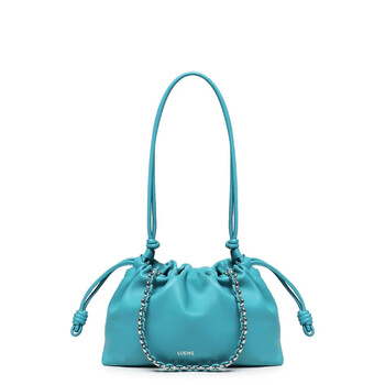 Medium Drawstring Lambskin Shoulder Bag