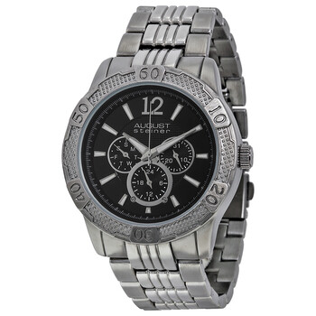 MultiFunction Black Metal Watch AS8058BK