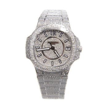 Nautilus 18K White Gold Watch 70211G