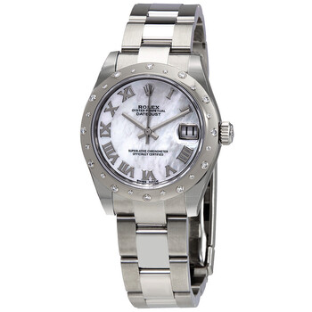 Oyster Perpetual Datejust 31 Mother of Pearl Dial Stainless Steel Bracelet Automatic Watch 178344MRO