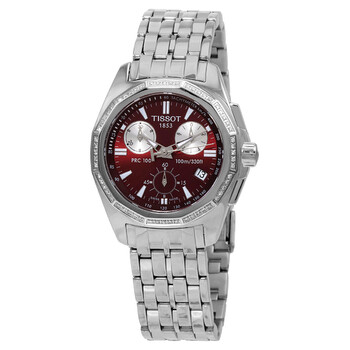 PRC 100 TSport Chronograph Quartz Diamond Red Dial Watch T22.1.486.81