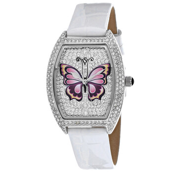 Papillon Quartz Silver Dial Watch CV4871W