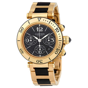 Pasha Seatimer Black Chronograph Dial Automatic Watch W301970M