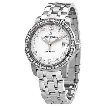 Patravi Automatic Diamond White Mother of Pearl Dial Watch 00.10622.08.24.31
