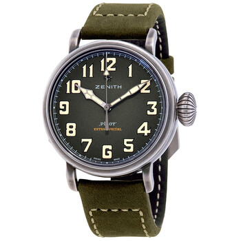 Pilot Type 20 Automatic Kaki Green Grained Watch 11.1943.67963.C800