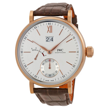 Portofino Silver Dial 18kt Rose Gold Watch IW516102