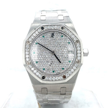 Preowned Audemars Piguet Royal Oak Diamond Diamond Dial Watch 14813PT.ZZ.0789PT.01