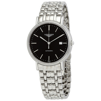 Presence Automatic Black Dial Watch L4.922.4.52.6