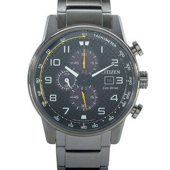 Primo Chronograph Quartz Black Dial Watch CA068758E