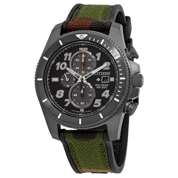 Promaster Tough Chronograph EcoDrive Black Dial Watch CA072712E