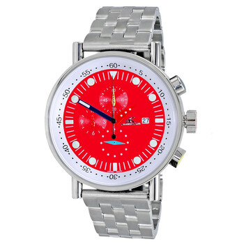 Quartz Red Dial Watch AK2268SS40