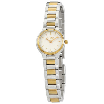 Quartz White Dial Twotone Watch M40449171