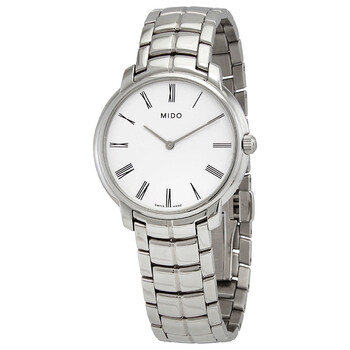 Quartz White Dial Twotone Watch M8445.4.26.1