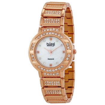 Rose goldtone brass Watch BUR067RG