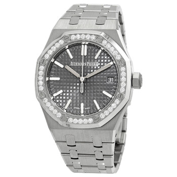 Royal Oak 50 year Anniversary Automatic Diamond Grey Dial Watch 15551ST.ZZ1356ST.03
