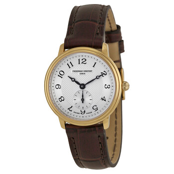 Slim Line Silver Dial Goldplated Watch 235AS1S5