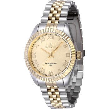 Specialty Quartz Gold Dial Watch