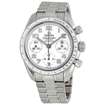 Speedmaster White Dial Chronograph Tachymeter Watch 324.30.38.40.04.001