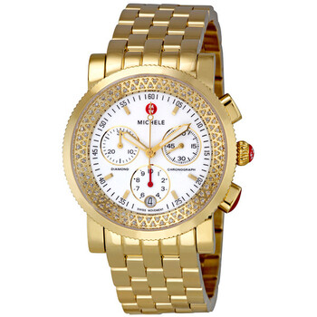 Sport Sail Gold Plated Chronograph Watch MWW01C000043