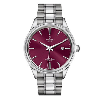 Style Automatic Burgundy Dial Watch M127000011