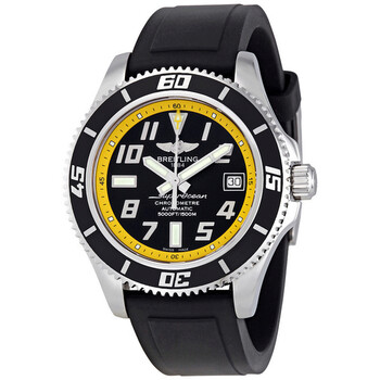 Superocean Black and Yellow Dial Watch A1736402BA32BKPT